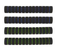 NULYLU 4pcs Non-skid Kayak Paddle Grips Sponge Covers Comfortable Protective Paddle Protector for Kayaking Beginners and Professionals Assorted Color