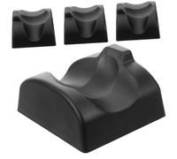 NULYLU 4pcs Ocarina Bracket Holder for 12-hole Ocarinas and Ceramic Flutes, Abs Plastic Material with Stable Support and Versatile Use, Simple Black Design Suitable for Musical