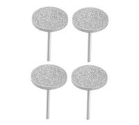 NULYLU 4pcs Professional Nail Drill Bits Set for Nail Art Coarse Safety Bits Electric File Portable Drill for Manicure Pedicure