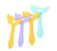 NULYLU 4pcs Silicone Eyeliner Stencils Multi-purpose Makeup Aids for Eyeshadow and Mascara Easy to Clean and Comfortable Eyeliner Guide Tool for Beginners