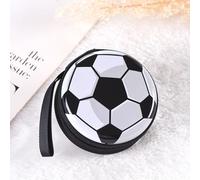 NULYLU 4pcs Small Tinplate Football Coin Bags Compact Change Purses Portable Money Containers for School Work Shopping Random Interior Colors Creative Storage Box Random Color