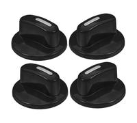 NULYLU 4pcs Timer Switch Knob D-shaft for Oven Range Control Knob Replacement Part Home Appliance