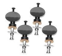 NULYLU 4pcs Ukulele Tuning Key Pegs Small Metal and Plastic Replacement Tuners with Adjustable Screw for Ukulele Players Smooth Polished String Pegs