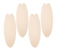 NULYLU 4pcs Unfinished Wooden Surfboard Cutouts for DIY Decoration, Easy Installation, Beige Blank Surfboard Signs, for Summer Beach Decor and Seaside Hut Wall Art