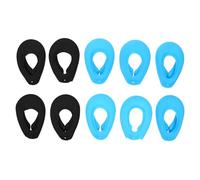 NULYLU 5 Pairs Hair Coloring Ear Cover Silicone Ear Protector Comfortable for Bathing and Coloring Your Hair Assorted Random Colors