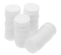 NULYLU 50 Pcs White Cotton Essential Oil Diffuser Pads 220mm Refill for Aroma Pendant Necklace Car Perfume Air Freshener Accessories