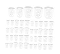 NULYLU 50pcs Guitar Protectors Silicone Covers for Guitar Bass Guzheng Rubber Tips Guard during Playing