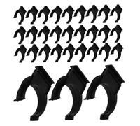 NULYLU 50pcs Kitchen Baseboard Clips Plastic Cabinet Panel Plinth Clips for Corner Connections Fit Scratch Resistant Fasteners for Furniture Legs Home Kitchen Table