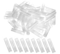 NULYLU 50pcs Lip Balm Tube Caps Diy Empty Containers Lipstick Storage Tubes Push Wheel Mechanism