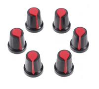 NULYLU 50pcs Potentiometer Control Knob Caps for Guitar Knobs Inner Easy to Install Comfortable Grip for Various Electronic Devices