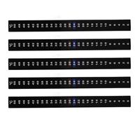 NULYLU 5pcs Adhesive Brewing Stickers for Fermentation Temperature Control 4-50°c - Stick-on Temperature Strips for Homebrew Mason Jar Fermentors