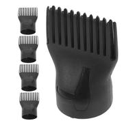 NULYLU 5pcs Comb-shaped Air Nozzle Hair Dryer Diffuser Hair Air Dryer Replacement Nozzle Hair Curler Blow Dryer Hair Dryer Diffuser Sock Blowdryer with Comb Attachment Comb Blow Dryer Pik