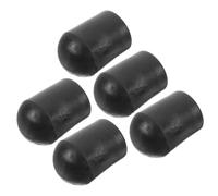 NULYLU 5pcs Double Bass Endpin Protector Rubber Tip Stopper Convenient Bass Endpin for Slip Mat Parts Replacement