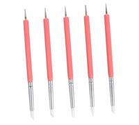NULYLU 5pcs Nail Dotting Tool Set for Fine Details and Clay Painting with Acrylic and Silicone Materials for DIY Use