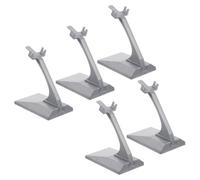 NULYLU 5pcs Plastic Airplane Model Display Stand with Flat and Stable Bottom for Displaying Airplane Models on Tabletop Or in Shopping Mall