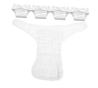 NULYLU 5pcs Reusable Baby Diaper Liners Made of Soft Cotton for Breathable Absorbent Use During Sleep at Home, Versatile and Washable Nappy Inserts Suitable for Babies