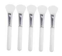 NULYLU 5pcs Silicone Brush for Even Application Ergonomic Design for Skincare for Mud Masks Facial Treatments Handle