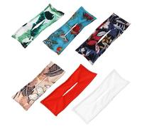 NULYLU 6pcs Creative Pattern Headband Elastic Cloth Hair Wrap Band Bohemian Style Beautiful Appearance for Most People Facial Cleaning Use