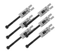 NULYLU 6pcs Double Locking Guitar Saddles for Tremolo Bridge Saddle Blocks Replacement Parts for Electric Guitars Improve Tone and Sustain