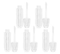 NULYLU 6pcs Empty Lip Gloss Tube Lip Gloss Holder 3ml Abs Reusable Prevents Wasting DIY Making Kit for Personal Care