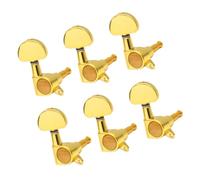 NULYLU 6pcs Full Sealed Guitar Tuning Keys Large Handle Tuning Pegs Guitar Machine Heads for