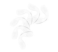 NULYLU 6pcs Glasses Nose Pads Silicone Replacement Nose Pads for Eyeglasses U-Shaped Bridge Strap Soft Secure