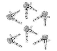 NULYLU 6pcs Guitar Chord Lock Locking Tuners for Acoustic Electric Guitars Precision Tuning Tuner Pegs Wide Compatibility Silver