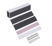 NULYLU 6pcs Guitar Fret Tool Set Ergonomic Sandpaper Protector for Bass Ukulele and More Portable Leveling and Grinding Kit for Stringed Instrument Maintenance