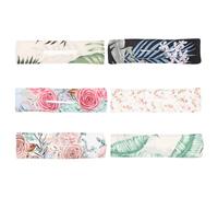 NULYLU 6pcs Hair Bun Maker Hairstyle Shaper 13.36x3.73x0.12 in Fabric Material Easy to Carry Keeping Hair in Place Women Fashion Chic Daily Dressing up Random Style