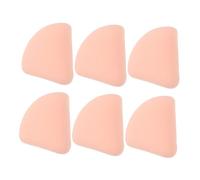 NULYLU 6pcs Soft Triangle Makeup Sponges Dual-use Powder for Wet and Dry Application Compact Design for Travel and Daily Use Cosmetic Tool for Foundation and Blush