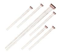 NULYLU 6pcs Sparkling Gold Hair Tinsel Extensions Kit Women Glitter Wig Party Highlights