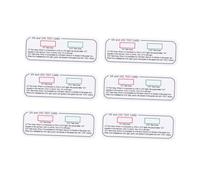 NULYLU 6pcs UV Light Intensity Sensor Cards for UV Radiation Detection Measurement Light Indicator Cards for Testing Bulb Intensity