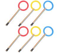 NULYLU 6pcs Walking Rope Safety Leash Set for Preschool, Colorful Anti-Lost Rope Single Rings in Blue, Red, and Yellow for Group Walking and Outdoor Activities