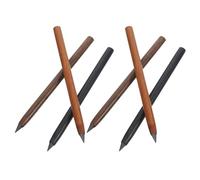 NULYLU 6pcs Wooden Pencil Everlasting Pencil 6.5inch Break Resistant Extension Design Timeless Elegant Style for School Office Professionals and Artists