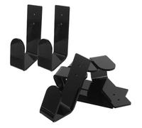 NULYLU 6pcs Wrestling Belt Display Wall Mount Hanger Acrylic Belt Storage Holder with Quick Installation and Dust Prevention for Men Cave and Championship Walls