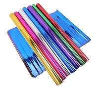 NULYLU 70sheets Metallic Wrapping Paper for Crafting Packaging Festivals Colors Each for Projects Special Occasions