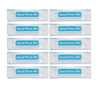 NULYLU 80pcs Nasal Saline Packets Portable No Neti Pot Required Quick Rinse Mix for Congestion Relief Box