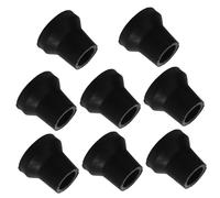 NULYLU 8pcs Walker Rubber Mat Cane Replacement Tips Walker Tips Walking Cane Accessories Walking Cane Tips Walking Stick Tips Rubber Cane Tips Crutch Tip Cane Rubber Tips
