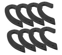 NULYLU 8Pcs Wall Mounted Dumbbell Rod Storage Rack Protector Sleeve Covers Gym Equipment Accessories for Barbell Holder Easy to Install and Clean Compact Fitness Weight Rack Guards