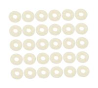 NULYLU 90 Pieces White Piano Felt Pads 12x4x1mm Thick Piano Regulating Tool Keyboard Balance Washers and Key Leveling