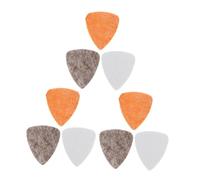 NULYLU 9pcs Felt Ukulele Picks Durable and Lightweight Plectrums for Musicians Noise Reducing Guitar Picks for Practice and Performance for Ukulele Players
