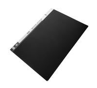NULYLU A3 Black File Protectors with 40 Inner Sheets, Large Capacity Document Holder Made of Wear-Resistant Pp Material, Portable Folder for Reports and Drawings