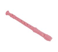 NULYLU Abs Pink Recorder Flute for Boys and Girls Beginner Wind Instrument Cleaning Kit for Music Learning and Rhythm Development
