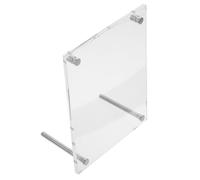 NULYLU Acrylic Certificate Display Frame for Office and Other Occasions, Simple and Creative Desktop Photo Frame that Holds Pictures and Documents Tight with Exhibit Accessories Included
