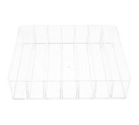 NULYLU Acrylic Eyeshadow Organizer Storage Box Ultra-thin Design and Compartment Layout for Classifying Eyeshadow Palettes, for Cabinets and Dressing Tables, for Friends Who like Making