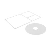 NULYLU Acrylic Woodworking Router Template for DIY Crafts with Polished Edges and High Transparency, Accurate Intersection Design and Easy Alignment for Versatile Workshop Use