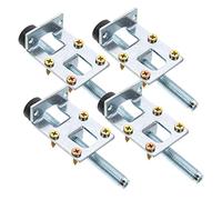 NULYLU Adjustable Furniture Legs Levelers with Screws and Wrench, Heavy Duty Table Leveling Feet for Cabinets, Chairs, Workbenches, Large Size 4pcs Set for Home and Workshop