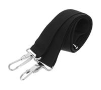 NULYLU Adjustable Nylon Drum Sling 145cm Comfortable Secure Shoulder Strap for Marching Band Drum Corps Members Black High Elasticity Pad