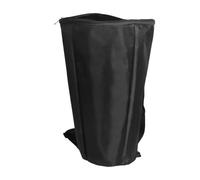 NULYLU African Drum Kit in Black Oxford Cloth Material for Portable Music Instrument Storage and Walking Rucksack Use