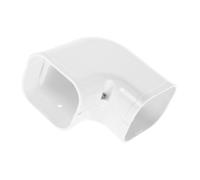NULYLU Air Conditioning Duct Mini Split Cover Hide for Mini Split Flat Cover Flat Elbow Line Cover Air Conditioning Elbow Connector Pipe Cover